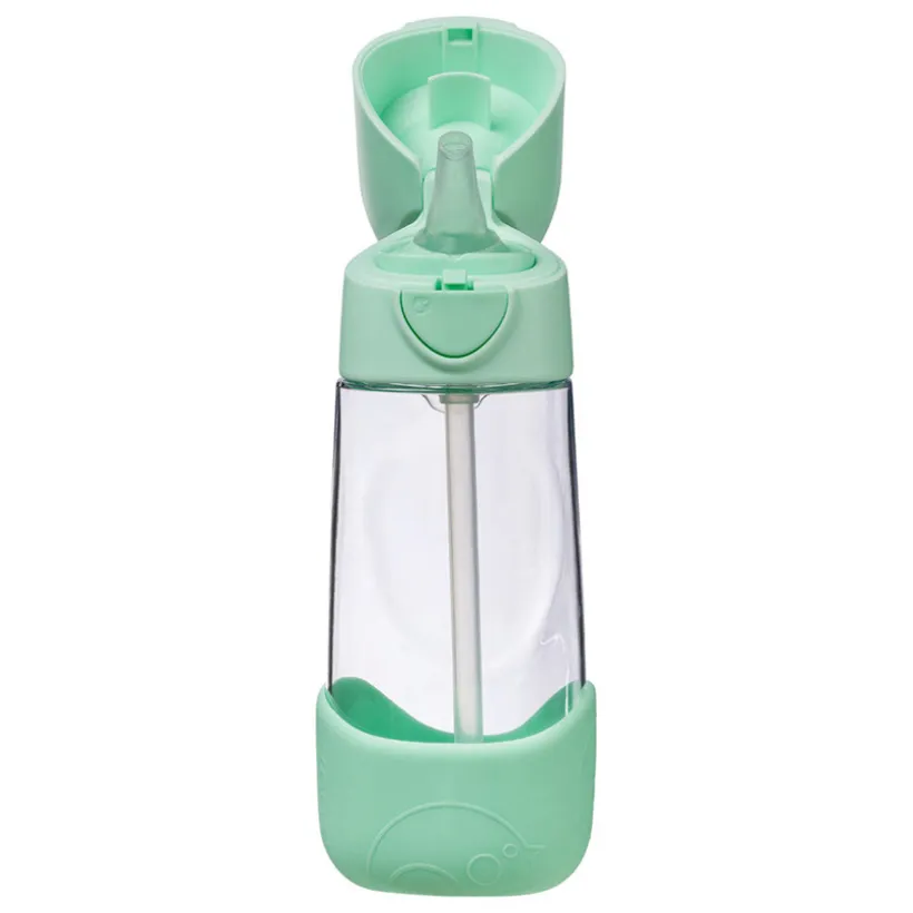 Gourde Tritan avec paille en silicone 450ml Spearmint