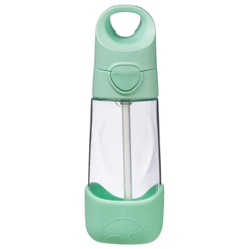 Gourde Tritan avec paille en silicone 450ml Spearmint