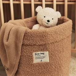 Grand panier de rangement boucle Biscuit