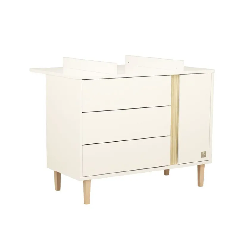 Grand plan à langer pour commode Paloma blanc