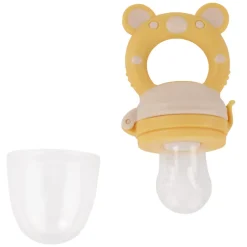 Grignoteur en silicone Miamix - Jaune