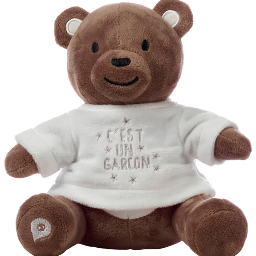 Habillage pour peluche annonce de naissance "c'est un garçon"