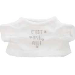 Habillage pour peluche annonce de naissance