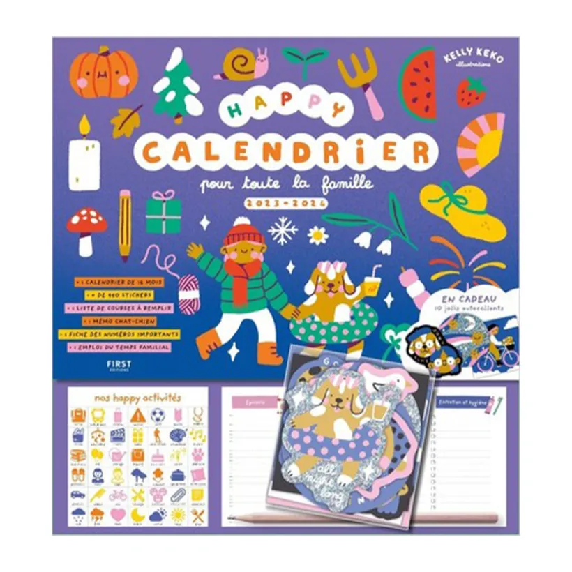Happy calendrier pour toute la famille 2023-2024