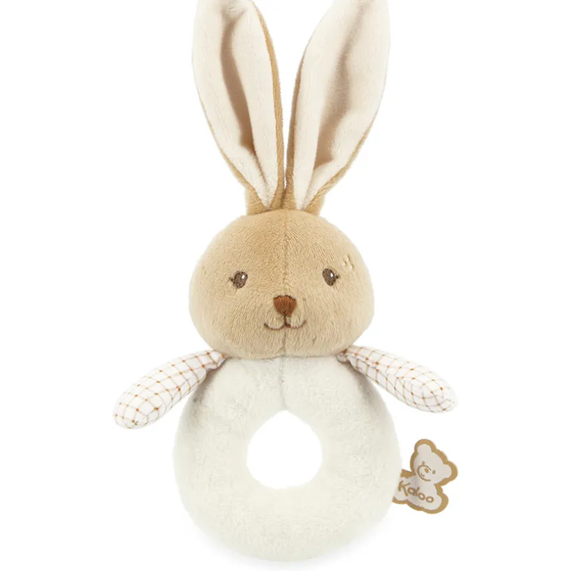 Hochet doudou Lapin Crème