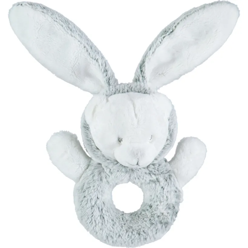Hochet en sherpa forme lapin