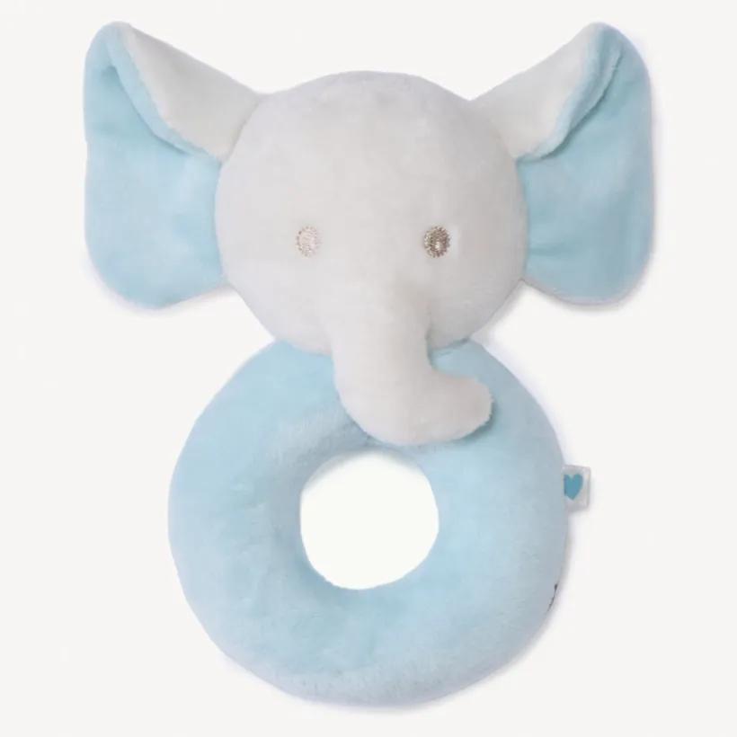 Hochet éléphant en velours pour bébé garçon