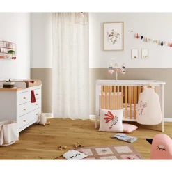 Housse de matelas à langer en velours Magic bird
