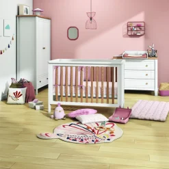 Housse de matelas à langer en velours Magic bird