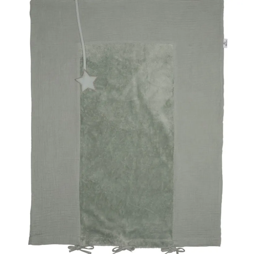 Housse de matelas à langer Mix & Match - Vert de gris