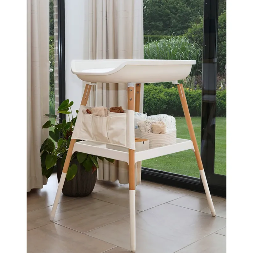 Housse de matelas à langer pour Table Balneo Blanc