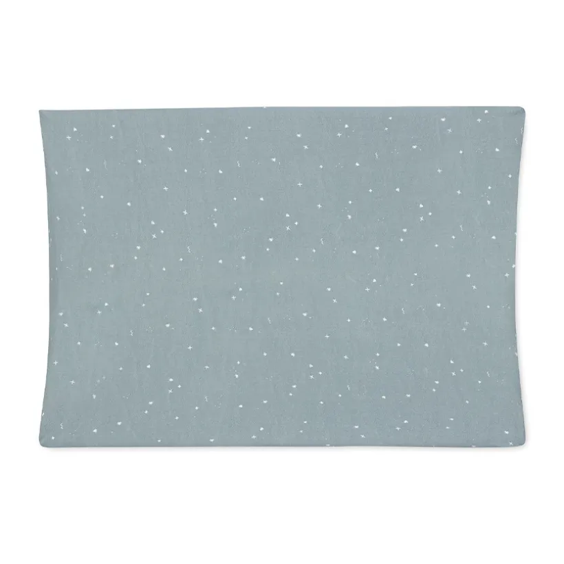 Housse de matelas à langer 50 x 70 cm Twinkling sea green