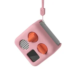Housse en silicone Mini Adventure Jacket pour Yoto Mini rose pâle