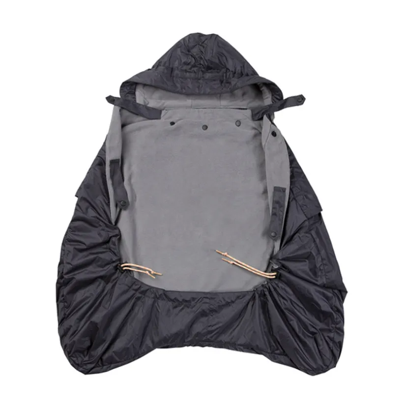 Housse imperméable Cocon Pluie pour porte-bébé charbon
