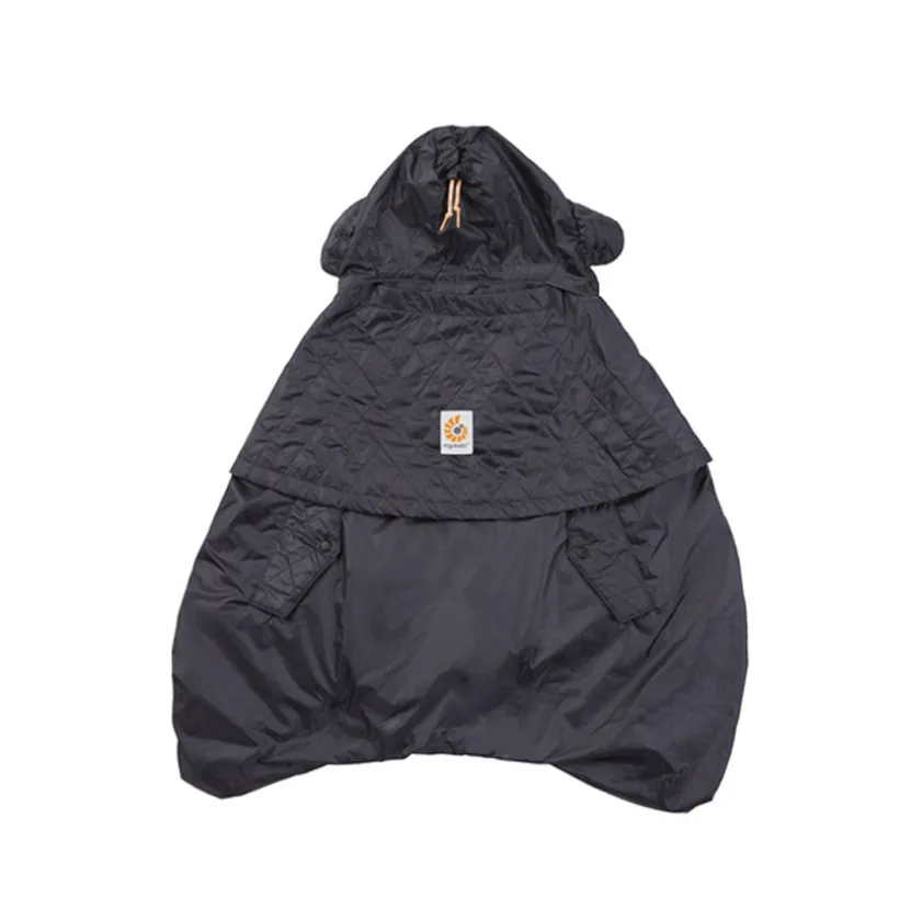 Housse imperméable Cocon Pluie pour porte-bébé charbon