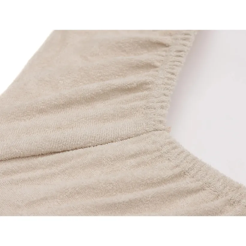 Housse matelas à langer éponge - Oatmeal/sable - 50x70 cm - 2 Pcs