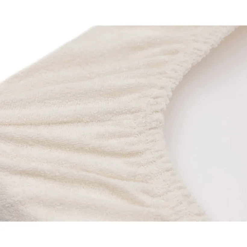 Housse matelas à langer éponge - Rose sauvage/Ivoire - 50x70 cm - 2 Pcs