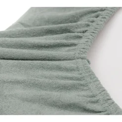 Housse matelas à langer éponge - Vert d'eau/Ivoire - 50x70 cm - 2 Pcs