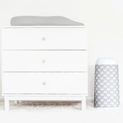 Housse pour poubelle à couches Dress up – Eléphants gris