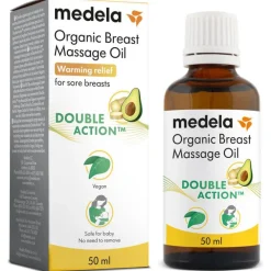 Huile de massage Double Action bio pour les seins 50ml