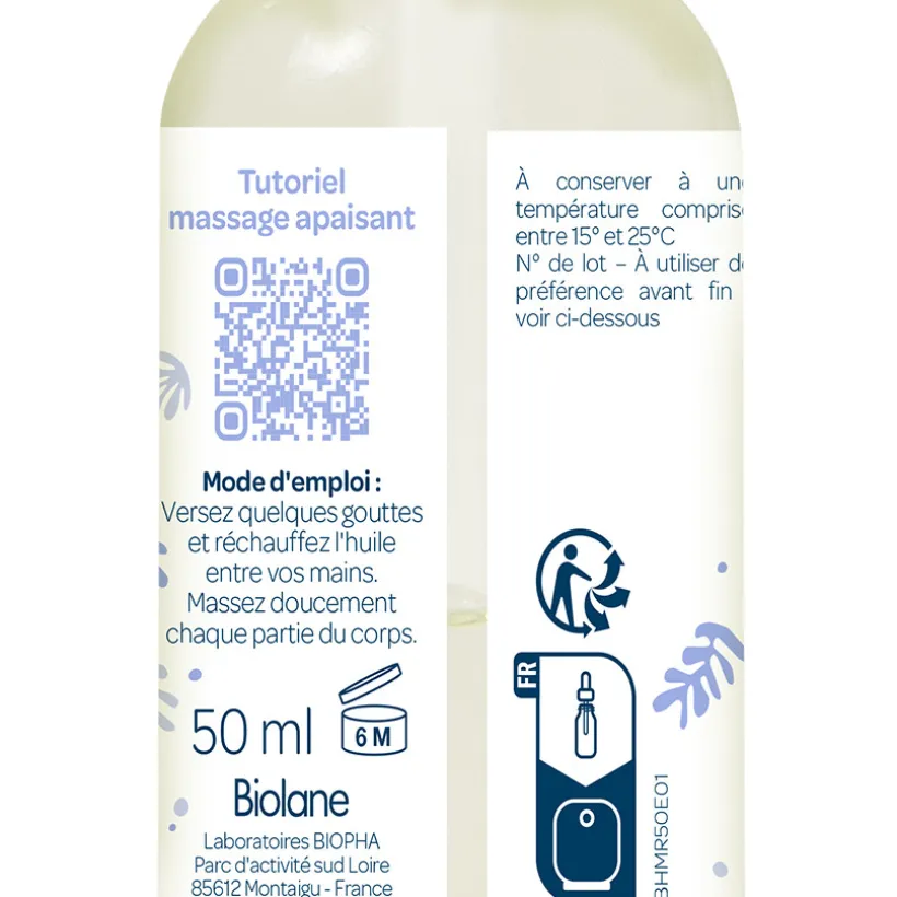 Huile de massage relaxante 50 ml