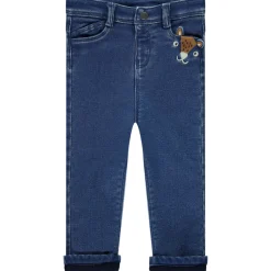 Jean avec doublure micropolaire et poche ludique pour bébé garçon
