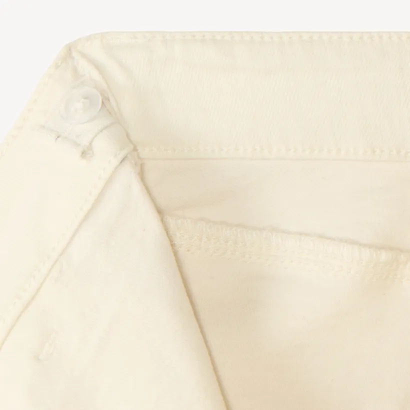 Jean coupe large évasée uni pour fille