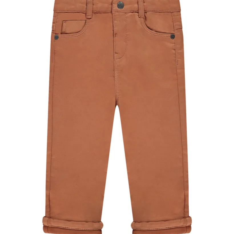 Jean doublé jersey avec volcan brodé pour bébé garçon