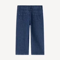 Jean droit bébé garçon avec patchs brodés vintage