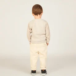 Jean droit doublé micropolaire pour bébé garçon