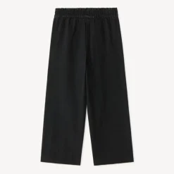 Jean droit et large uni pour fille