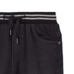 Jean droit à taille élastiquée et rayée pour garçon
