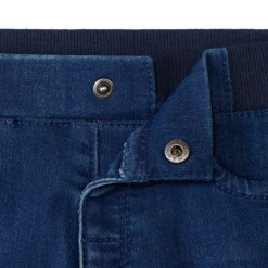 Jean droit à taille élastiquée pour bébé garçon