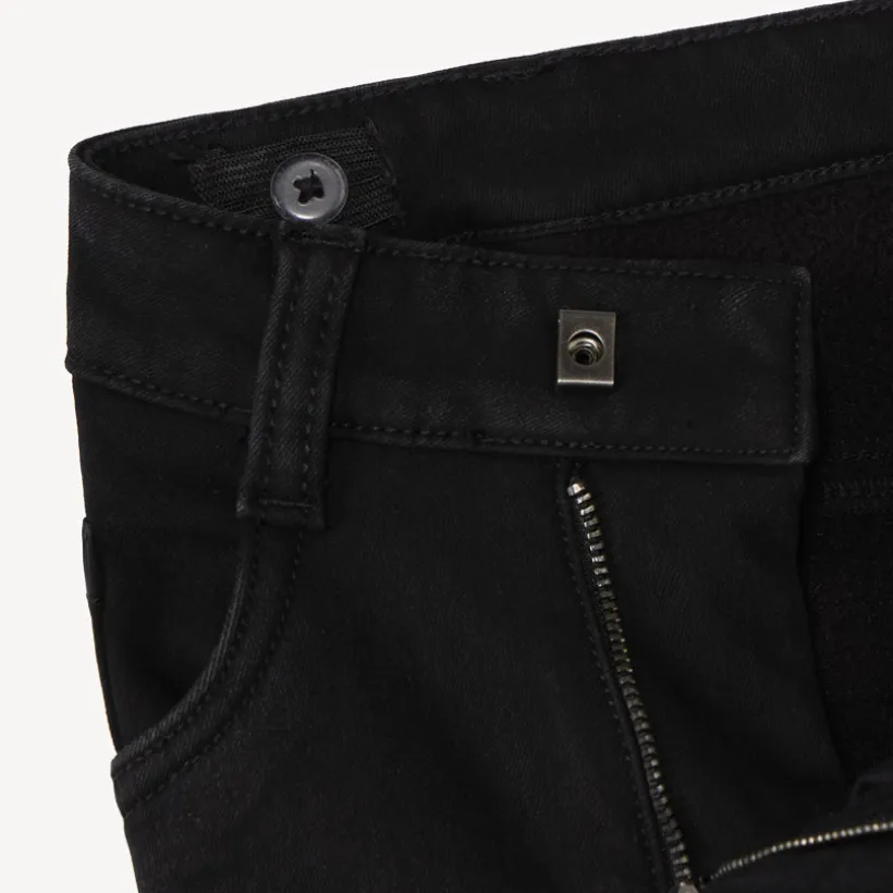 Jean effet denim doublé micropolaire uni pour garçon