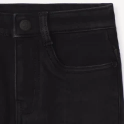 Jean effet denim doublé micropolaire uni pour garçon