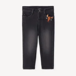 Jean effet denim et doublure micropolaire pour bébé garçon