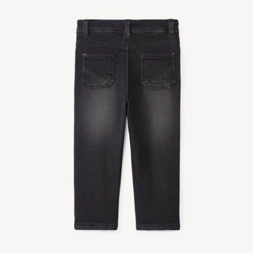 Jean effet denim et doublure micropolaire pour bébé garçon