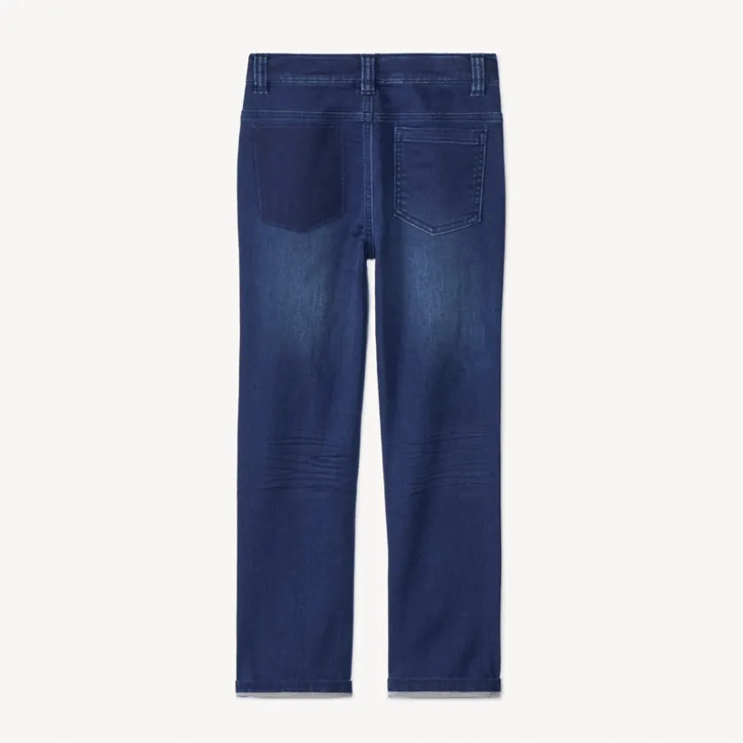 Jean effet denim à poches contrastantes pour garçon