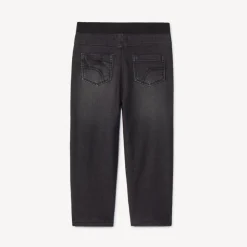 Jean effet denim uni doublé en jersey pour bébé garçon