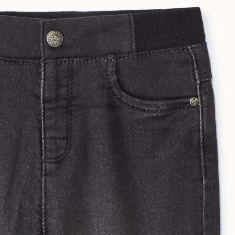 Jean effet denim uni doublé en jersey pour bébé garçon