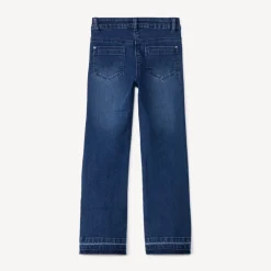 Jean en denim coupe évasé pour fille