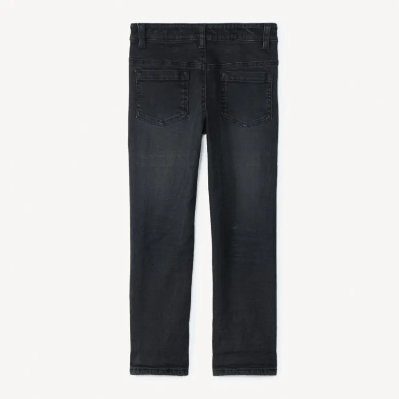 Jean en denim doublé avec label fantaisie pour garçon