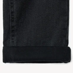 Jean en denim doublé avec label fantaisie pour garçon