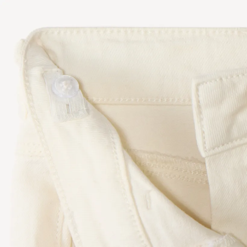 Jean flare avec poches plaquées pour fille