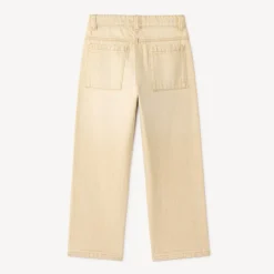 Jean garçon large uni