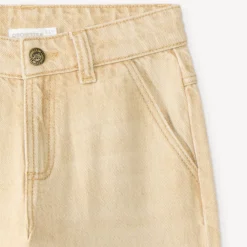 Jean garçon large uni