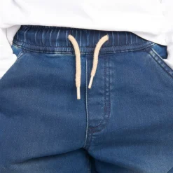 Jean jogger effet denim uni pour garçon