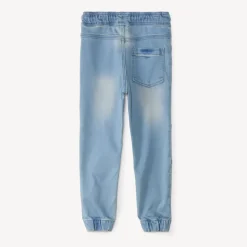 Jean jogger effet délavé pour garçon