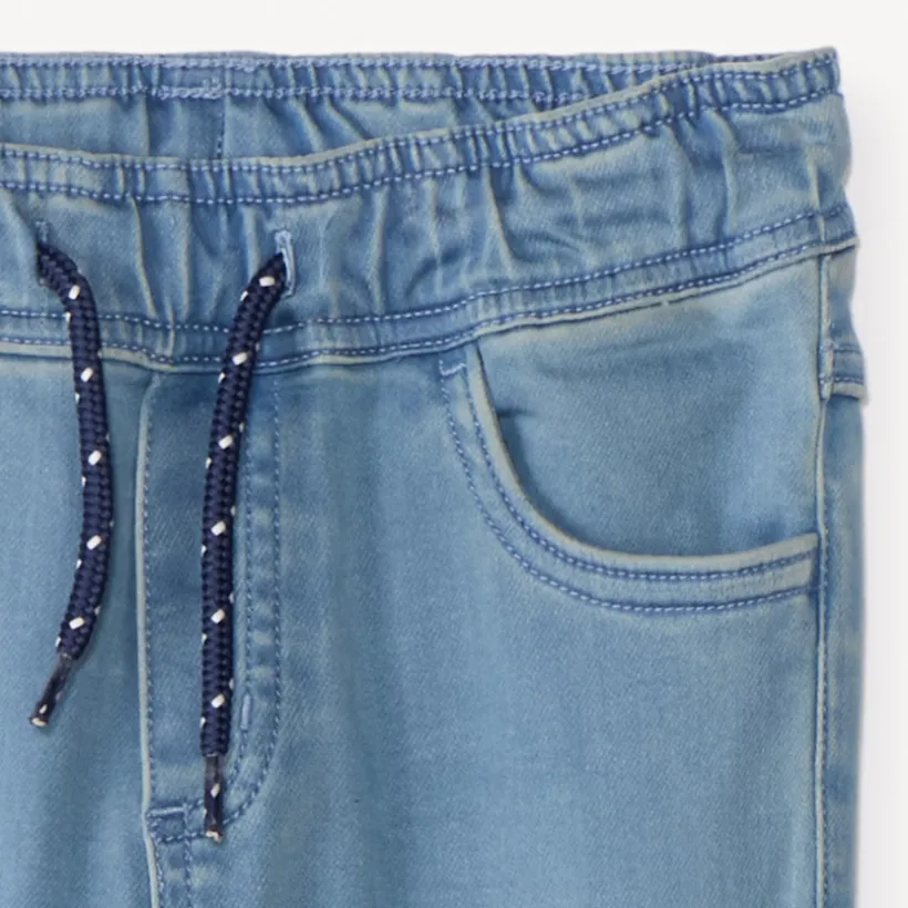 Jean jogger effet délavé pour garçon
