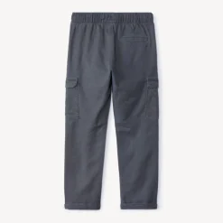 Jean jogger style cargo uni à poches pour garçon